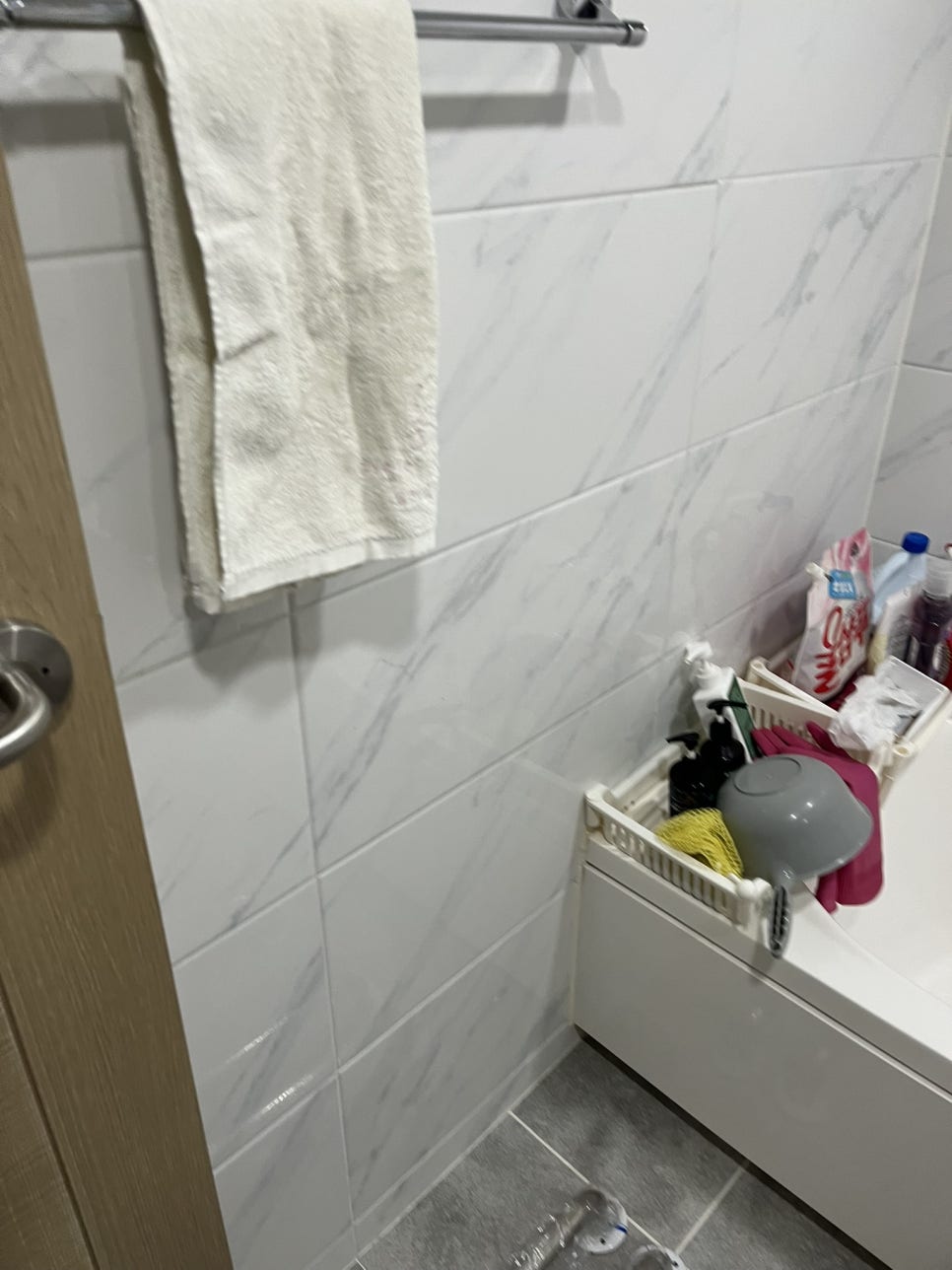 안전바 설치 전